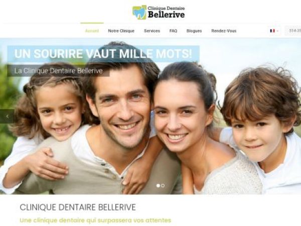 cliniquedentairebellerive.com