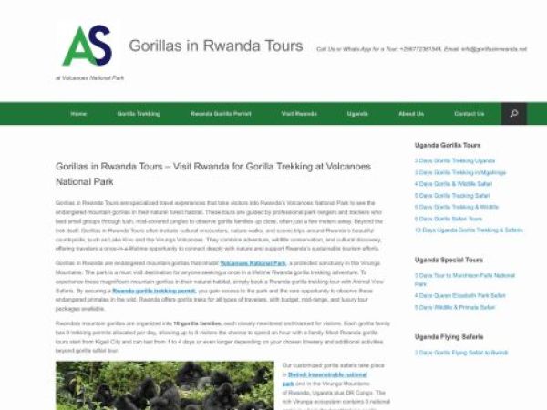 gorillasinrwandatours.com